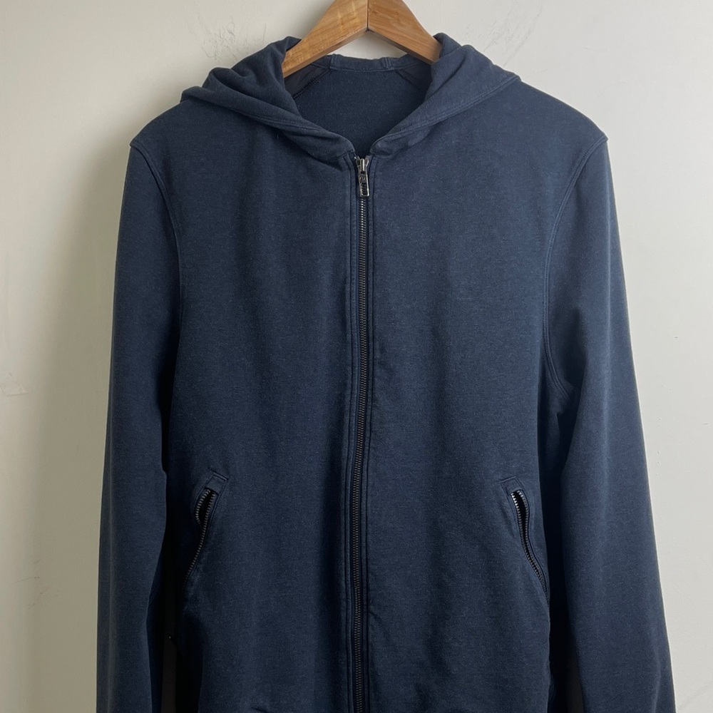 Lululemon Men's Cross Cut Hoodie Heathered Inkwell Size M